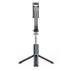 WiWU Wi-SE001 Detachable Tripod Selfie Stick For Cell Phone Selfie Stick Tripod with Detachable Phone Holder, Aluminium Selfie Stick, 360 Rotation Extendable Phone Tripod